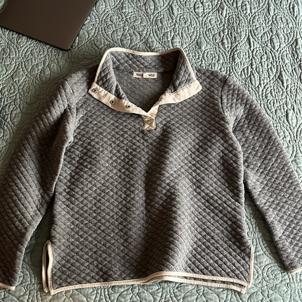 Wallflower quilted long sleeve shirt